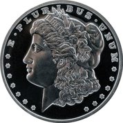 Classic Design: Morgan Dollar Design 1 Ounce Silver Round