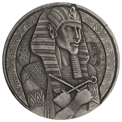 Czad: ERS - Amenhotep IV  5 oz Silver 2023 Antiqued Coin 