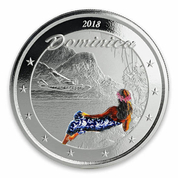 Dominica: The Nature Isle colored 1 oz Silver 2018 Proof