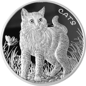 Fiji: Cats 1 oz Silver 2021