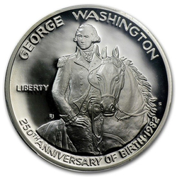 George Washington 1/2 Dollar Silver 1982-S Proof