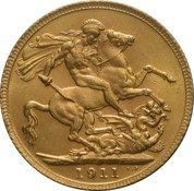 Gold Sovereign George V - Great Britain 1911-1925