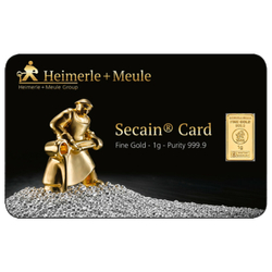 Heimerle Meule 1 gram Gold Bar LBMA