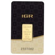 IGR bar 10 grams of LBMA gold