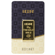 IGR bar 20 grams of LBMA gold