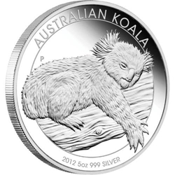 Koala 5 oz Silver 2012 Proof