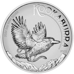 Kookaburra 5 oz Silver 2024 Proof High Relief Incused