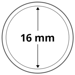 Leuchtturm - Coin Capsule 16 mm 100 pcs