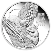Lunar III: Year of the Mouse 1 oz Silver 2020 Proof