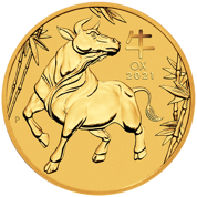 Lunar III: Year of the Ox 1/4 oz Gold 2021