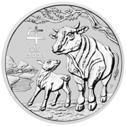 Lunar III: Year of the Ox 1 oz Silver 2021