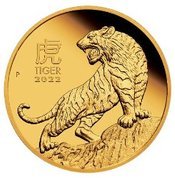 Lunar III: Year of the Tiger 1/10 ounce Gold 2022 Proof