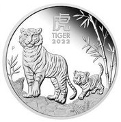 Lunar III: Year of the Tiger 1/2 Ounce Silver 2022 Proof