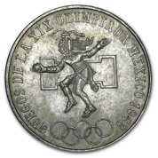 MEXICO 25 PESOS OLYMPIC GAMES 1968