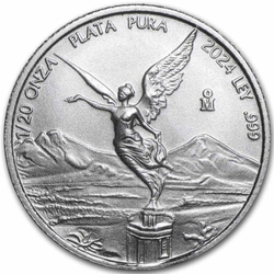 Mexican Libertad 1/20 oz Silver 2024