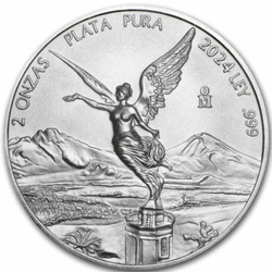 Mexican Libertad 2 oz Silver 2024