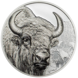 Mongolia: Bison 1 oz Silver 2025 Proof