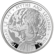 Myths & Legends: Morgan Le Fay 2 oz Silver 2023 Proof