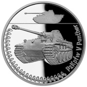 Niue: Armored Vehicles - PzKpfw V Panther $1 Silver 2023 Proof