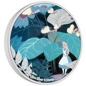 Niue: Disney Alice in Wonderland - Alice colored 1 oz Silver 2021 Proof
