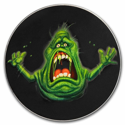 Niue: Ghostbusters - Slimer coloured 2 oz Silver 2024 