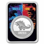 Niue: Godzilla 1 oz Silver 2021 Slab