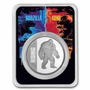 Niue: King Kong 1 oz Silver 2021 Slab