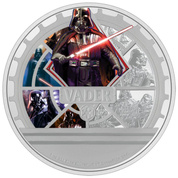 Niue: Star Wars - Darth Vader colored 3 oz Silver 2023 Proof