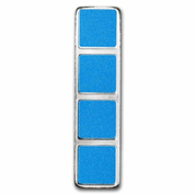 Niue: Tetris - I-Tetrimino Block colored 1 oz Silver 2023 (blue)
