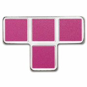 Niue: Tetris -T-Tetrimino Block colored 1 oz Silver 2023 (purple)