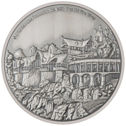 Niue: The Lord of the Rings - Rivendell 3 oz Silver 2022 Antique Finish