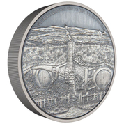 Niue: The Lord of the Rings - The Shire 3 oz Silver 2022 Antique Finish