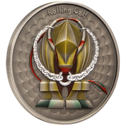 Niue: World of Cryptids - Rolling Calf $2 colored Silver 2023 High Relief Antiqued Coin