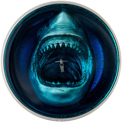 Palau: Phobias - Thalassophobia coloured 2 oz Silver 2024 Proof