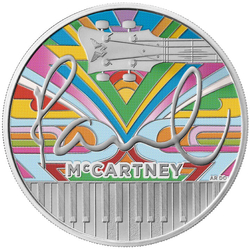 Paul McCartney coloured 1 oz Silver 2024 Proof