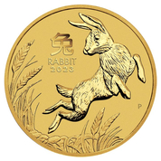 Perth Mint: Lunar III - Year of the Rabbit 1/20 ounce Gold 2023