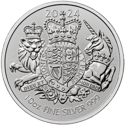 Royal Coats of Arms 10 oz Silver 2024