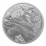 St Helena: Goddess - Hera and the Peacock 1 oz Silver 2022