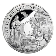 St Helena Una & Redcrosse 1000 grams of Silver 2022 Proof