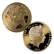 Tangaroa Guardian of the Ocean: 2 x 1/2 ounce Gold 2021 coin set