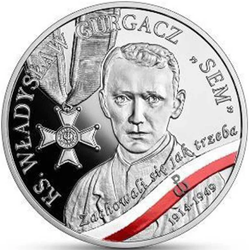 The Cursed Soldiers by the Communist Soldier - rev. Władysław Gurgacz „Sem” 10 PLN Silver 2024 Proof