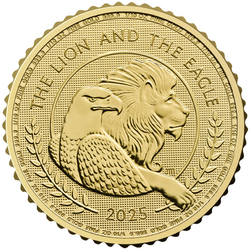 The Lion and The Eagle 1/10 oz Gold 2025 