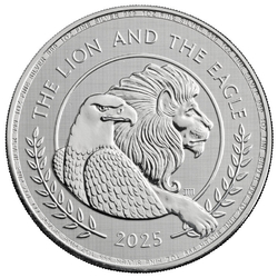 The Lion and The Eagle 1 oz Silver 2025