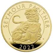 The Royal Tudor Beasts: Seymour Panther 5 oz Gold 2022 Proof