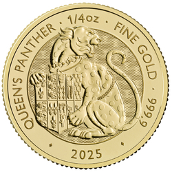 The Royal Tudor Beasts: The Queen's Panther 1/4 oz Gold 2025