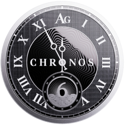 Tokelau: Chronos 1 oz Silver 2024 Coin Prooflike