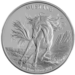 Tokelau: Mustang 1 oz Silver 2024 Prooflike