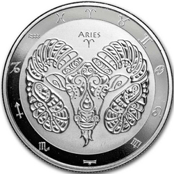 Tokelau: Zodiac Series - Aries 1 oz Silver 2024