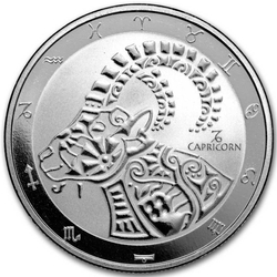 Tokelau: Zodiac Series - Capricorn 1 oz Silver 2024