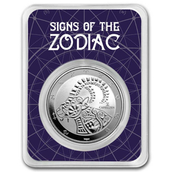 Tokelau: Zodiac Series - Capricorn 1 oz Silver 2024 Slab